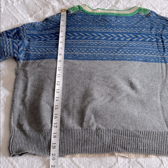 The Reeds x J.Crew Multi Fair Isle Crewneck Sweater Size Medium - Picture 8 of 9